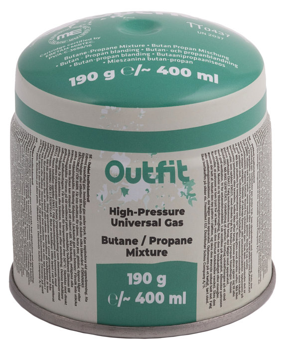 Gasdåse 400 ml/190 g - Outfit